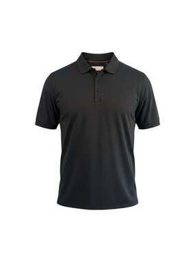 Modern Ambition Men's Short Sleeve Pique Performance Polo Shirt Black XL